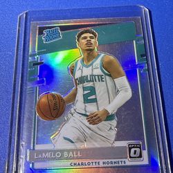 Lamelo Ball rated rookie optic silver