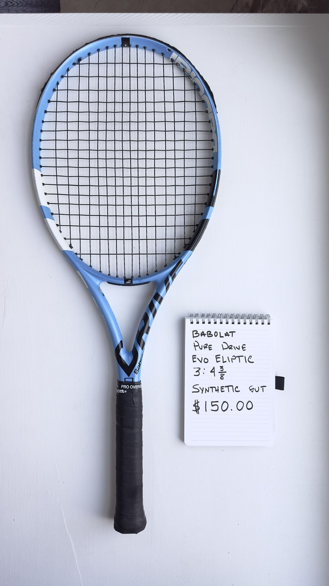 Tennis Equipment: Babolat/Wilson Rackets, Bag, ASICS Shoes
