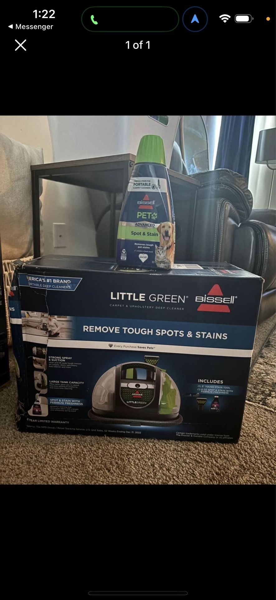 Little Green Machine W. Cleaning Solution