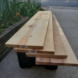 Hardwood Plank 1"x10"×4' (8 In Total)