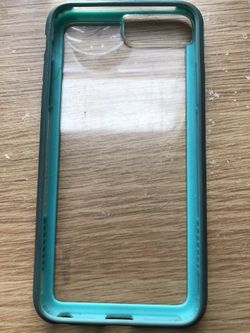 Blue/clear Phone case for iPhone 8 Plus