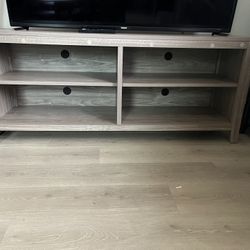 Gray Tv Stand 4 Shelf’s 