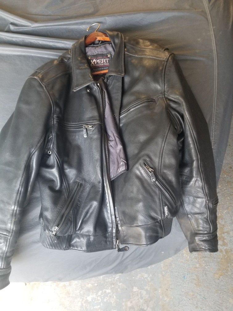 Coat And Chaps Eagle Leather.coat Is 3X. Chaps Large