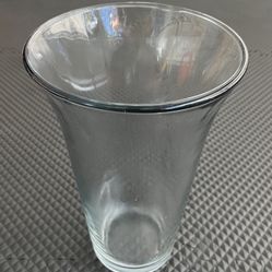 12” Clear Vase  