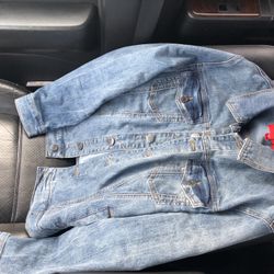 Nice Mens Jean Jacket Sz L