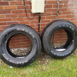 Two  BRAND NEW NEXEN RODIAN HTX TIRES 245-70-17