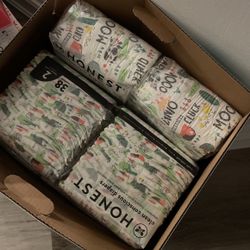 Size 2 Baby Diapers Lot