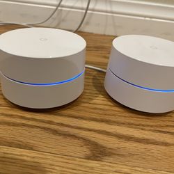 2-Pack Google AC-1304 Whole Home Mesh WiFi System / Wireless Routers / Access Point