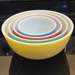 1940s PYREX vintage Mixing Bowls