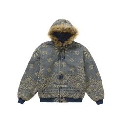 Supreme Bandana jacquard Denim Jacket 