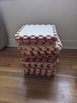 32 sq ft interlocking foam tiles kids playroom