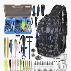 Fishing Bag With Stuff Included
