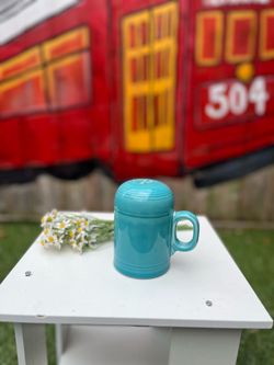 Fiesta Turquoise Pepper Shaker  - collectible
