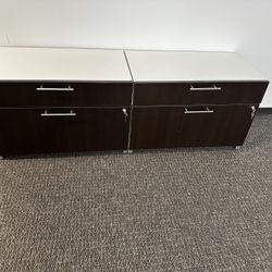 OFFICE/HOME FILE CABINET 2 DRAWERS LATERAL FILE 