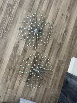 2 Jeweled Star Wall Decor 