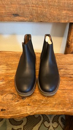 Men’s Black Leather Chelsea Boots (brand new)