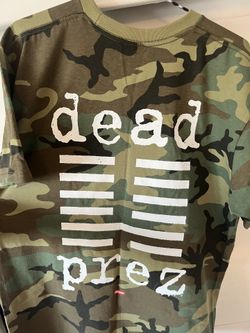 Supreme Camo Dead Prez Shirt L