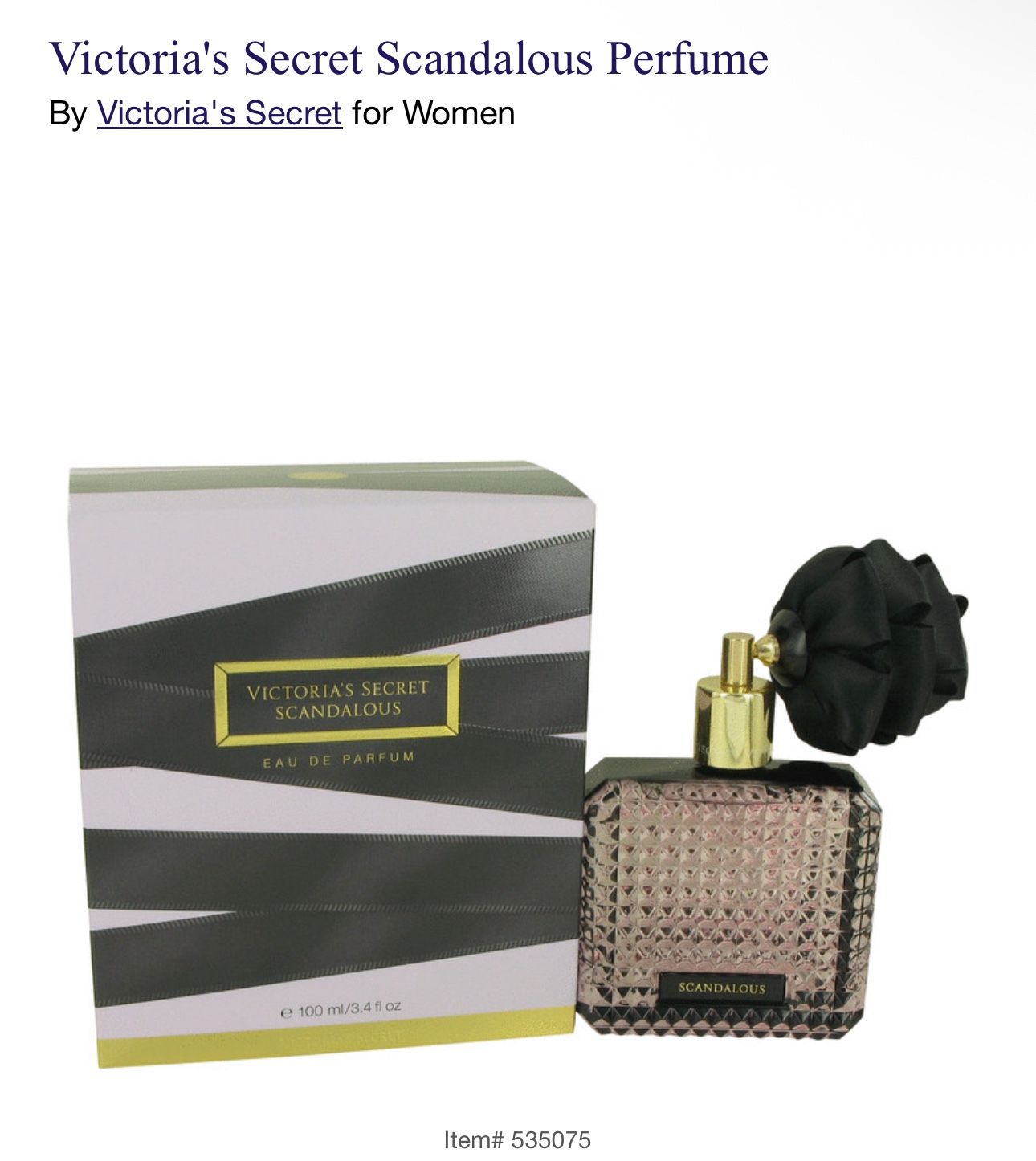 Victoria's Secret Scandalous Perfume