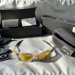 Oakley Iridium 24k Gold XX Sunglasses Vintage