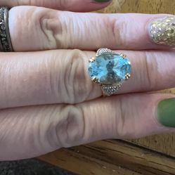Blue Topaz Ring