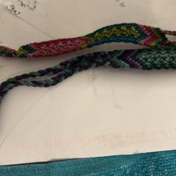 2 Colored Bracelets Made In Mexico