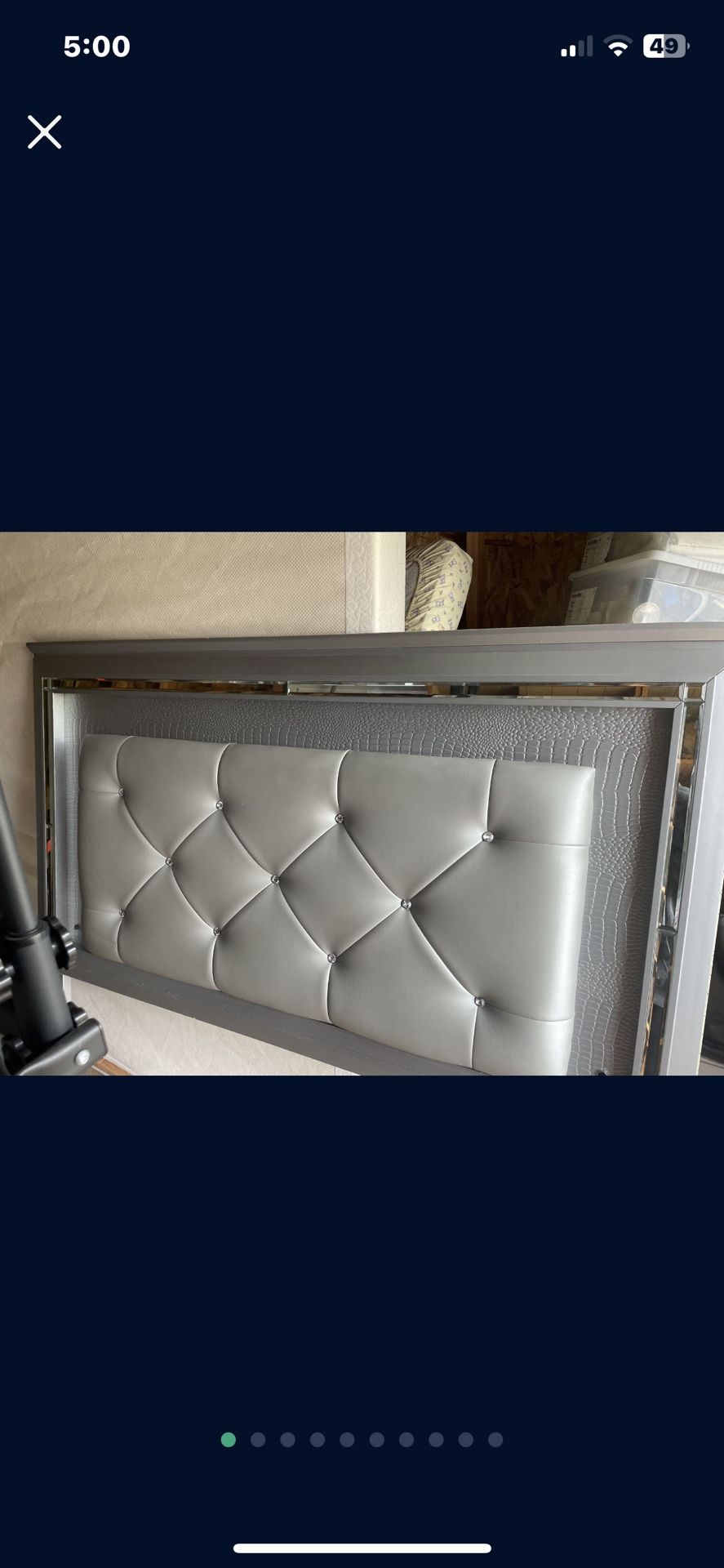 Bed Frame W/ Mattress And Nightstand