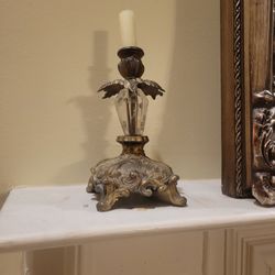 Pair of vintage french style candle holders