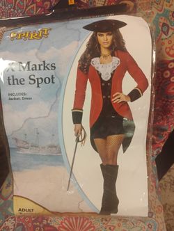 Halloween Pirate Jacket Women's Small