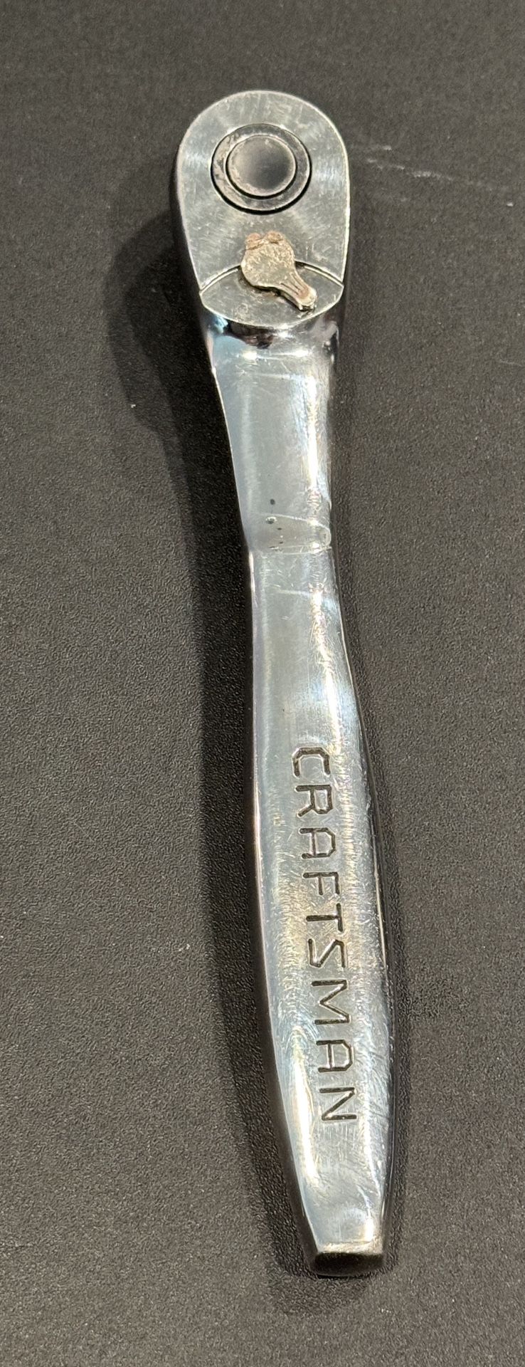 Craftsman 3/8” drive thin profile L-AC release full polish ratchet 44995. Works good