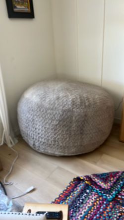 Big fluffy bean bag