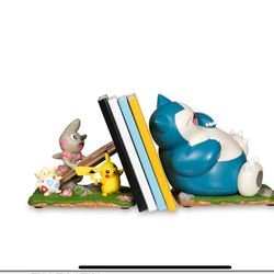 Pokemon Center Exclusive Slumbering Snorlax Bookends Brand New Sealed