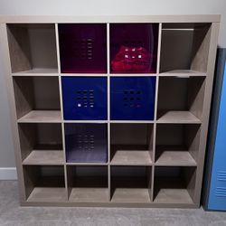 16 Cubbie Storage Unit From Ikea With 5 Hard Plastic Cubbies