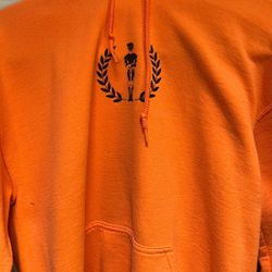 Jid DiCaprio 2 Orange Medium Hoodie Rare