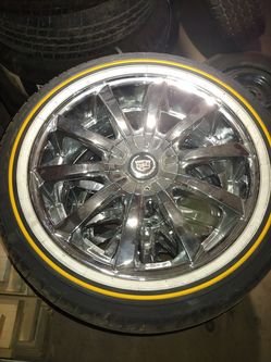 18" VOGUE TIRES ON CADI CHROME RIMS