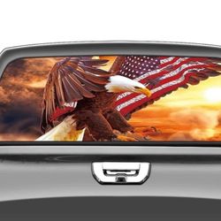 Eagle Truck Window Decal