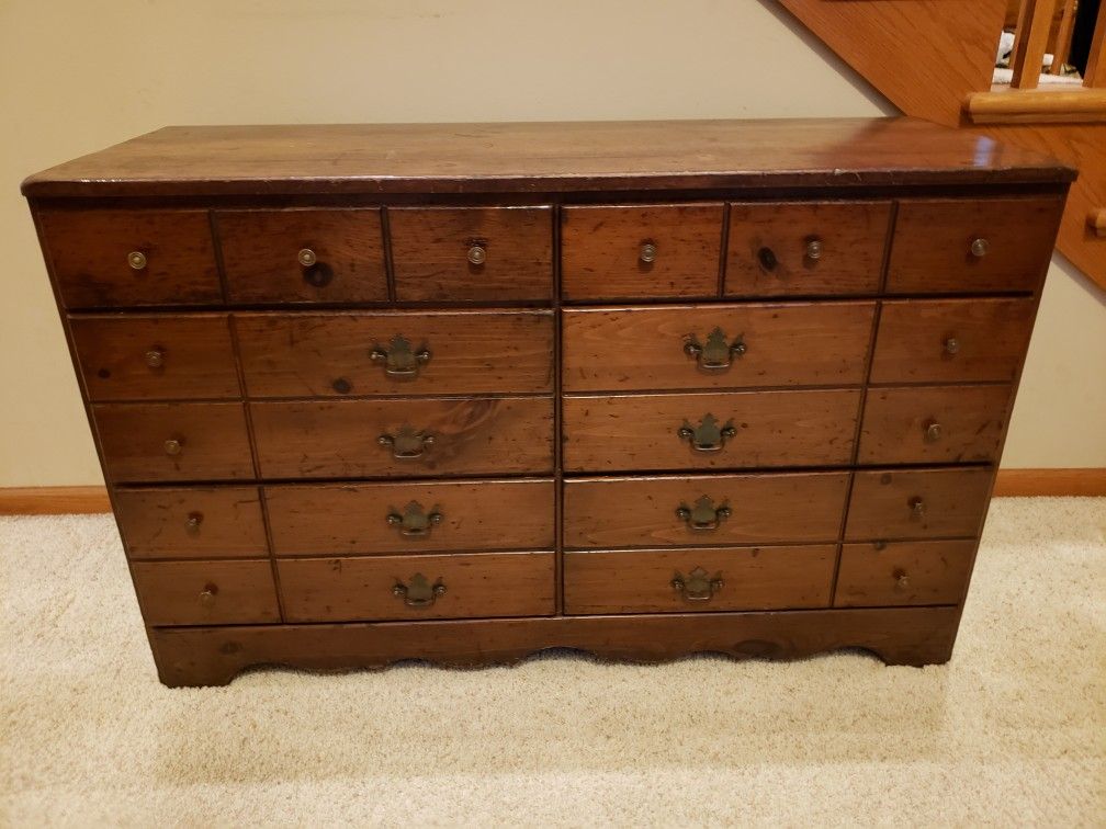 Vintage dressers and cabinets - solid pine