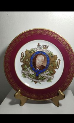 VINTAGE SPODE PORCELAIN PLATE 10.5"