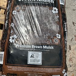 Brown Premium Mulch – $2.95 per Bag 🌿