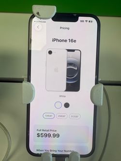 iPhone 16e 128GB Black Port In Special
