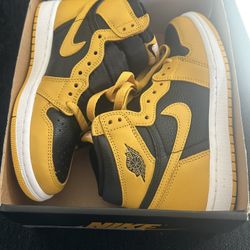 Air Jordan 1 Retro High Og Pollen/white/and Black