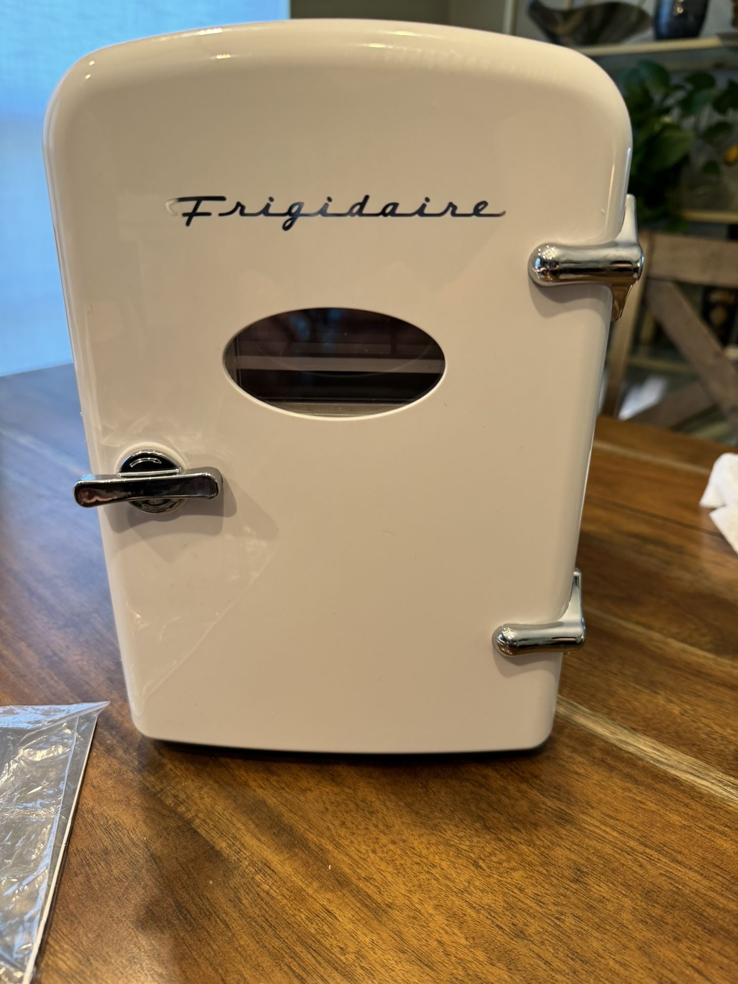 Frigidaire mini fridge for bedroom, office, garage. New open box item.