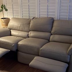 Lazyboy Leather Power Recliner Couch