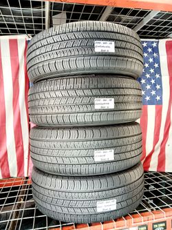 ✅ 4 USED TIRES 255/60R18 GOODYEAR EAGLE RS-A HIGH PERFORMANCE GREAT USED TIRES SET 255 60 18