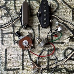 Rockfield Tex Plus Telecaster Pickup Set W/ Harness 