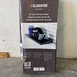 Gladiator Premier Series 12 in. x 30 in. Metal Garage Wall Shelving in Hammered Granite