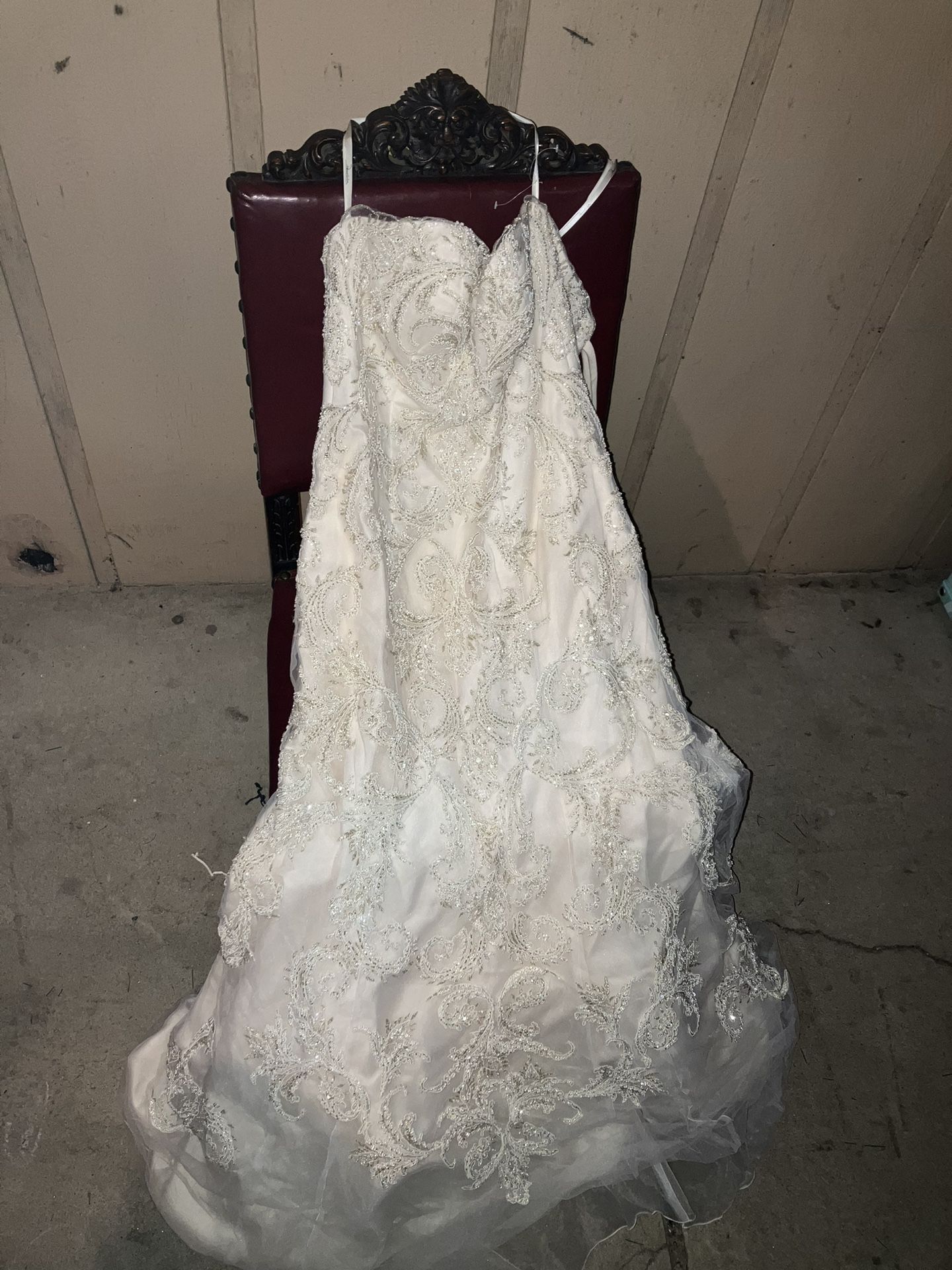 Wedding Dress Demetrios Size 10 New