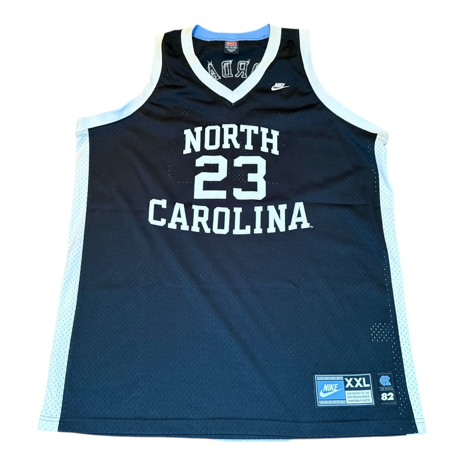 MICHAEL JORDAN North Carolina Nike Jersey Size 2XL