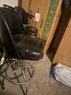 Leather stool