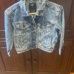 Gap Denim Jacket Girls Size Medium (8) Brand New With Tags 