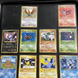 Vintage Japanese Non Holo Rare Pokémon Cards